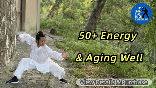 15-Minute Standing Tai Chi — Quick, natural support for steadier energy, smoother breathing, better balance & mobility. Gentle, low-impact, science-based & safe