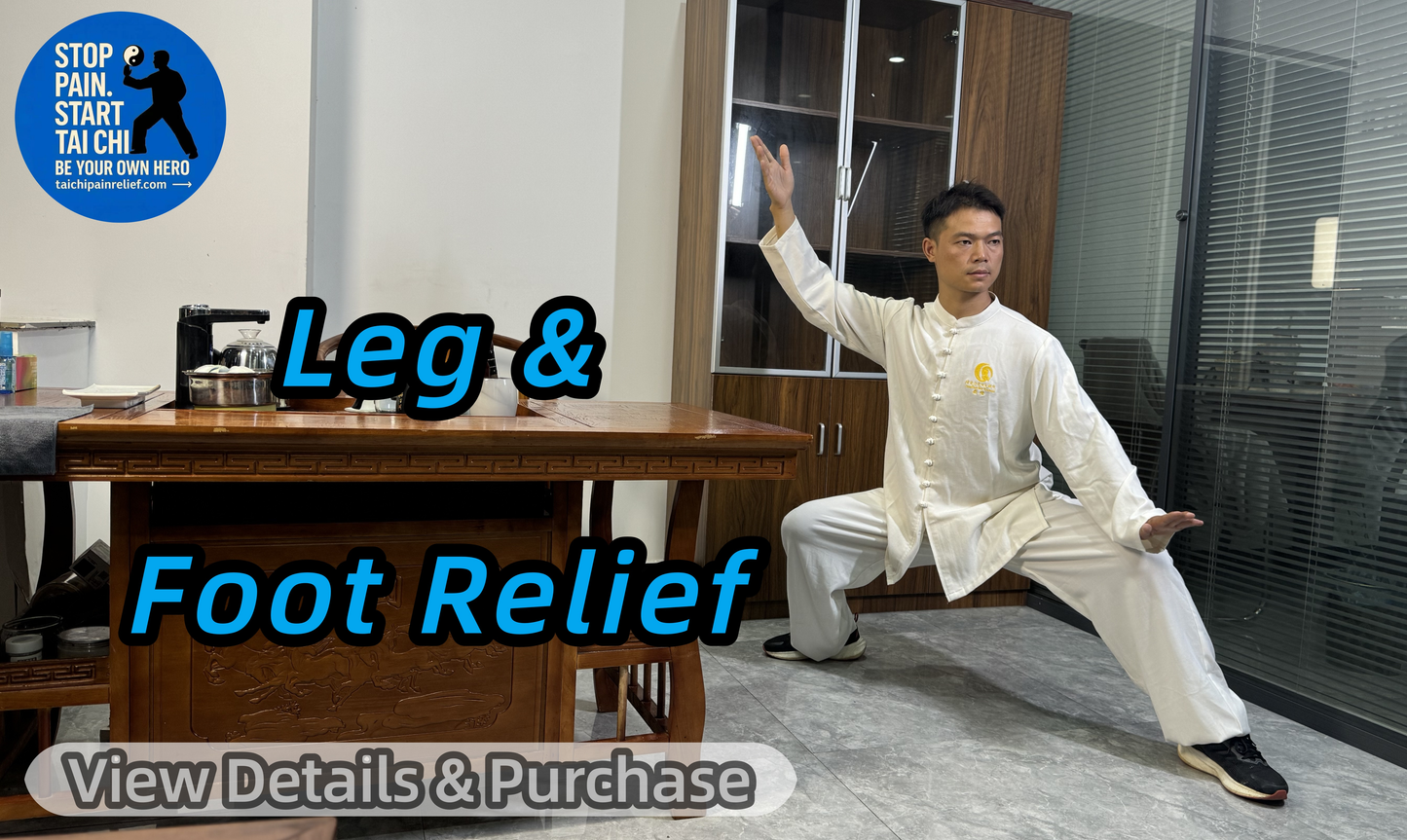 30-Minute Standing & Seated Tai Chi — Quick, natural relief for heaviness, swelling, aching calves, sore feet, cramps & throbbing