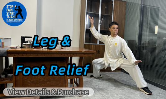 30-Minute Standing & Seated Tai Chi — Quick, natural relief for heaviness, swelling, aching calves, sore feet, cramps & throbbing