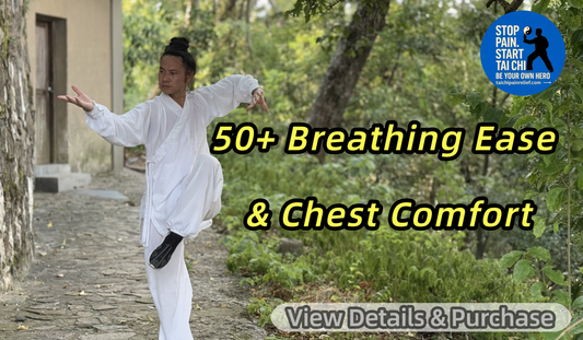 15-Minute Standing Tai Chi — Quick, natural support to breathe easier, open the chest, and settle your rhythm. Gentle, low-impact, science-based & safe